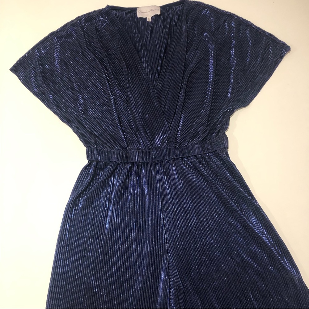 Charles Henry Jumpsuit Blue Womens size Medium